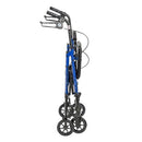 Complete Medical Mobility Products Drive Medical Rollator Aluminum w/Adj. Seat Height  Blue