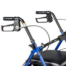 Complete Medical Mobility Products Drive Medical Rollator Aluminum w/Adj. Seat Height  Blue