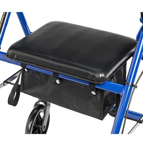 Complete Medical Mobility Products Drive Medical Rollator Aluminum w/Adj. Seat Height  Blue