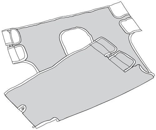 Complete Medical Mobility Products Drive Medical Sling - Canvas Seat Only for Patient Lifts