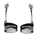 Complete Medical Wheelchairs & Accessories Drive Medical Swing-Away Footrests Only for Wheelchair - Aluminum (pr)