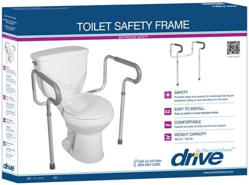 Complete Medical Bath Care Drive Medical Toilet Safety Frame KD Retail (Each)