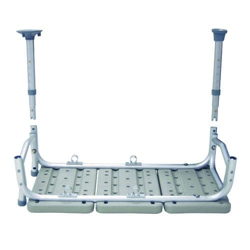 Complete Medical Bath Care Drive Medical Transfer Bench Plastic (Drive) 3-Section and Backrest-Gray