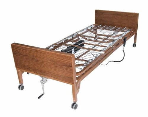 Complete Medical Beds & Accessories Drive Medical Ultra-Lite Plus Semi-Electric Bed w/Full Length Side Rails