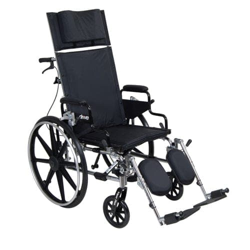 Complete Medical Wheelchairs & Accessories Drive Medical Viper GT 16 Recl  Flip Back Rem Desk Arms  SEL