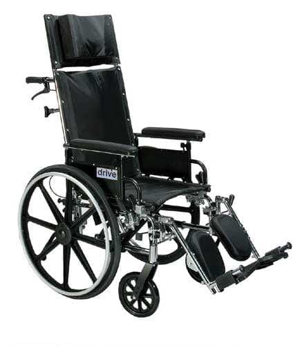 Complete Medical Wheelchairs & Accessories Drive Medical Viper GT 16 Recl Flip Back Rem Full Arms  SEL