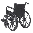 Complete Medical Wheelchairs & Accessories Drive Medical Wheelchair 18   w/Fixed Full Arms & Swingaway Det Footrests