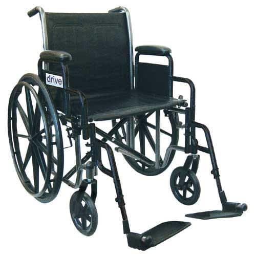 Complete Medical Wheelchairs & Accessories Drive Medical Wheelchair Econ Rem Desk Arms 16  w/ELR  Dual Axle K1/K2