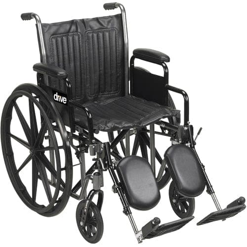 Complete Medical Wheelchairs & Accessories Drive Medical Wheelchair Econ Rem Desk Arms 20  w/ELR Dual Axle K1/K2