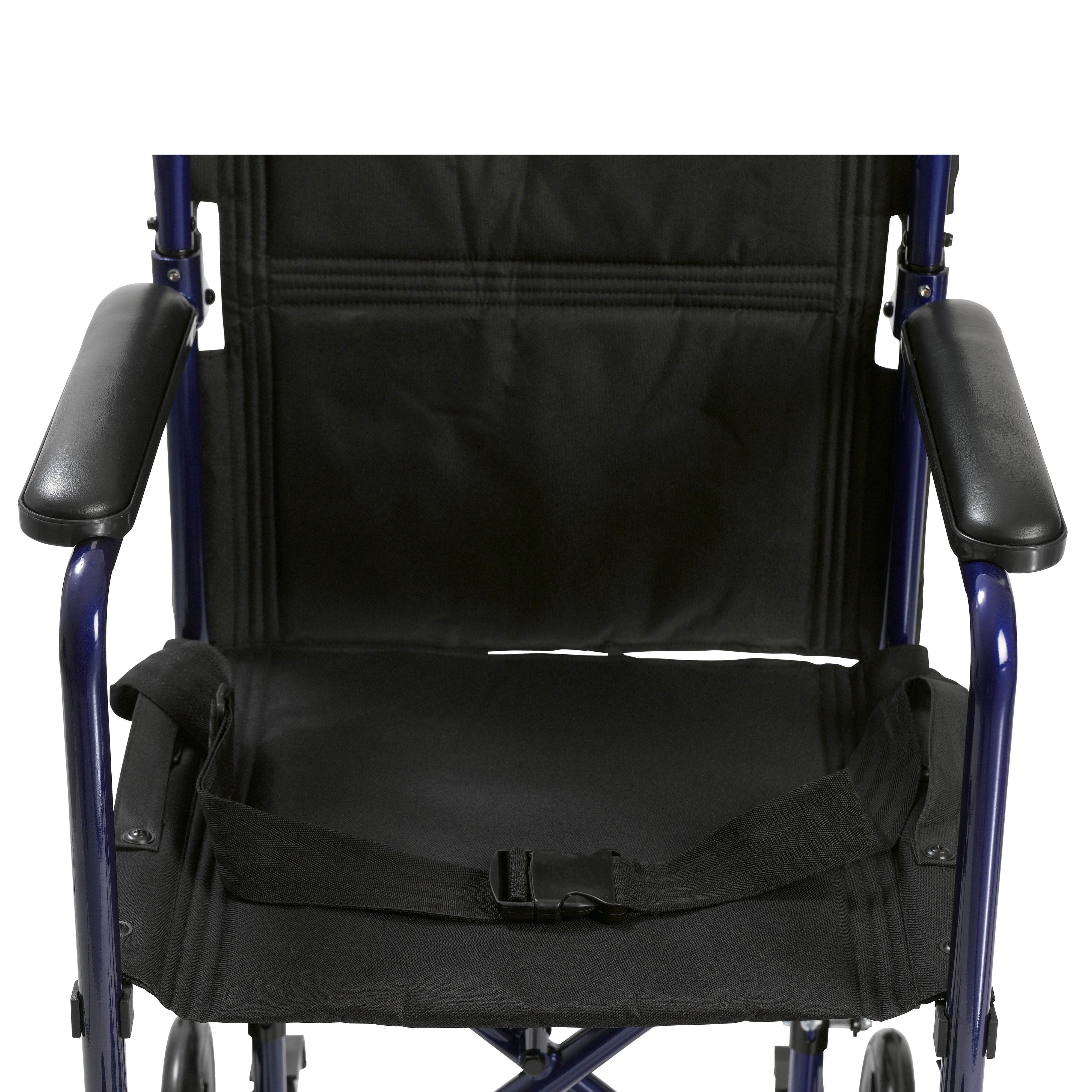 Complete Medical Wheelchairs & Accessories Drive Medical Wheelchair Transport Lightweight Blue 17