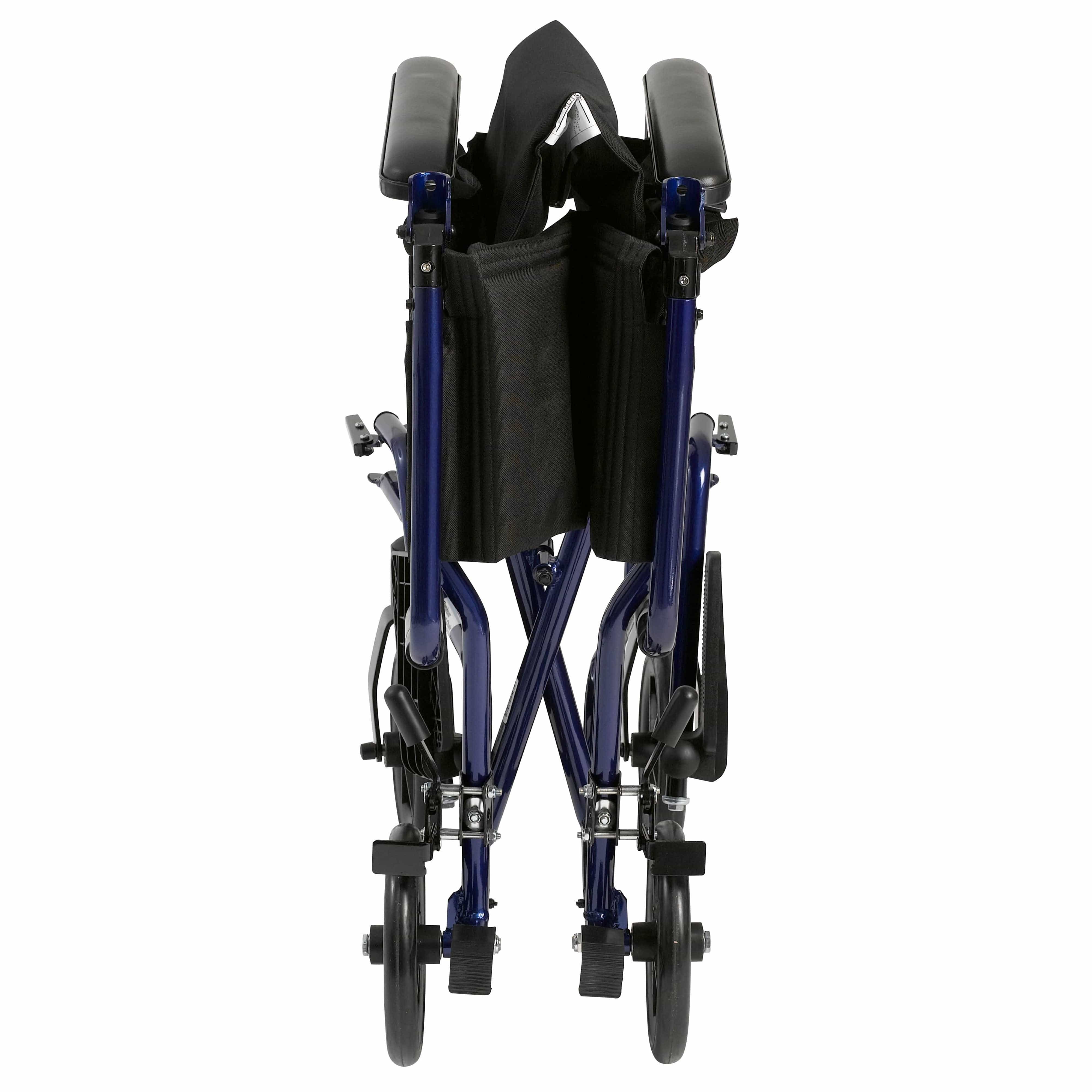 Complete Medical Wheelchairs & Accessories Drive Medical Wheelchair Transport Lightweight Blue 19