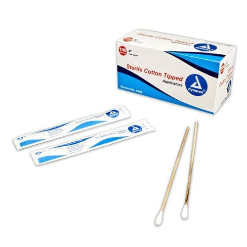 Complete Medical Physician Supplies Dynarex Corporation Cotton Tipped Applicators-6  Sterile Bx/100