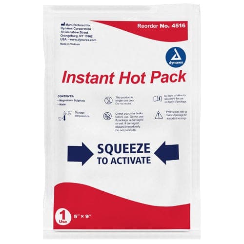 Complete Medical Hot & Cold Therapy Dynarex Corporation Instant Hot Pack Cs/24 5  x 9