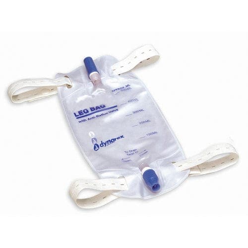 Complete Medical Urologicals Dynarex Corporation Leg Bag-Medium  600 ml w/Valve Bx/12