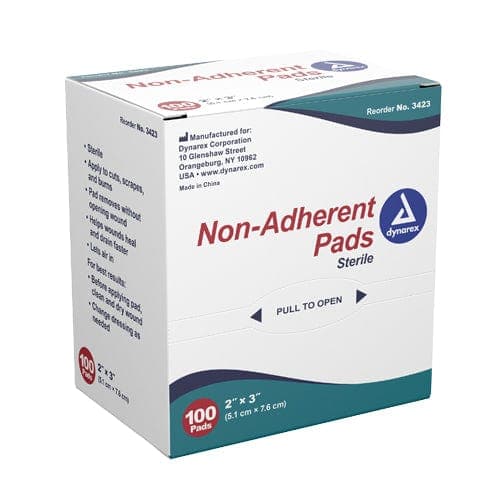 Complete Medical Wound Care Dynarex Corporation Non-Adherent Gauze Pad Sterile 2  x 3  Bx/100