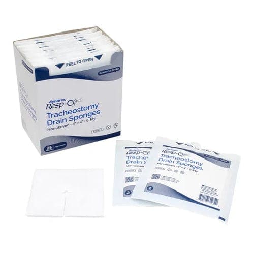 Complete Medical Wound Care Dynarex Corporation Non-Woven Drain/ IV Sponge 4 x4  6 Ply 25-2/Pk  Sterile