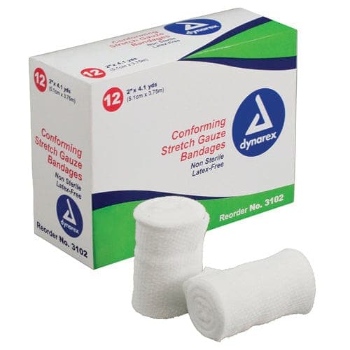 Complete Medical Wound Care Dynarex Corporation Vital-Roll Conforming Gauze Non-Sterile 2  x 131  Pk/12