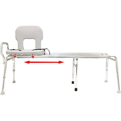 Complete Medical Bath Care Eagle Health Supplies Toilet-to-Tub Sliding Transfer Bench  XX Long
