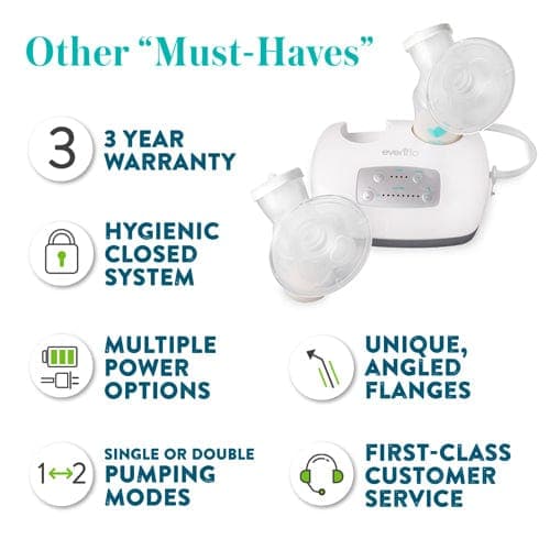 Complete Medical Maternity Care Evenflo Feeding Evenflo Deluxe Advanced Breast Pump Double Electric