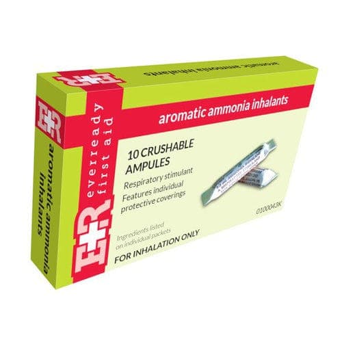 Complete Medical Emergency & First Aid Products Ever Ready First Aid & Med Ammonia Inhalant- Bx/10