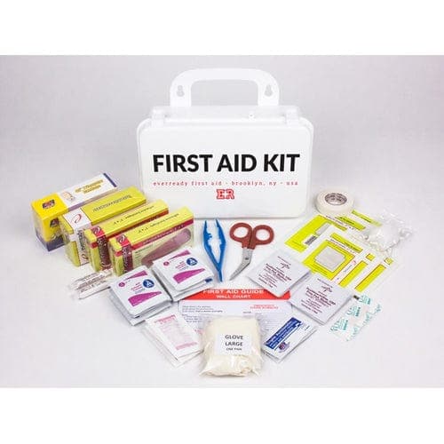 Complete Medical Emergency & First Aid Products Ever Ready First Aid & Med First Aid Kit  10 Person Plastic Case