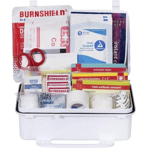 Complete Medical Emergency & First Aid Products Ever Ready First Aid & Med First Aid Kit  25 Person Plastic Case