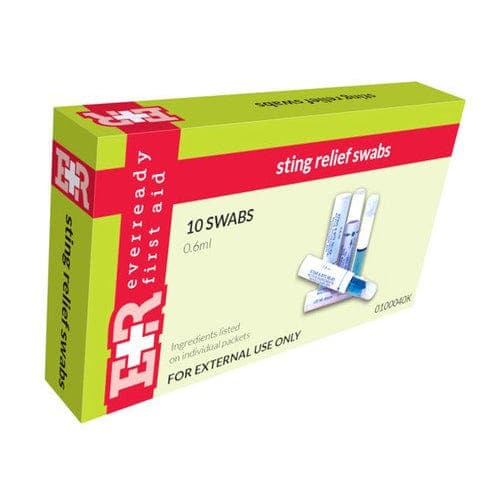 Complete Medical Emergency & First Aid Products Ever Ready First Aid & Med Sting Relief Swabs Bx/10