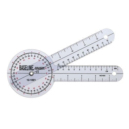 Complete Medical Physical Therapy Fabrication Ent Baseline Goniometer 8  360d