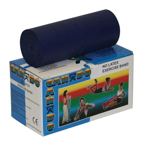 Complete Medical Exercise & Physical Therapy Fabrication Ent Cando Band Non-Latex Blue- Heavy 6- Yard