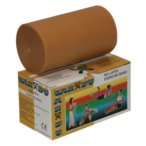 Complete Medical Exercise & Physical Therapy Fabrication Ent Cando Band Non-Latex Gold- XXX-Heavy 6- Yard