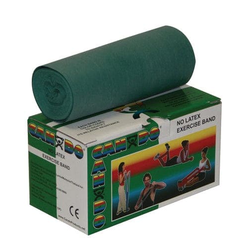 Complete Medical Exercise & Physical Therapy Fabrication Ent Cando Band Non-Latex Green- Medium 6- Yard