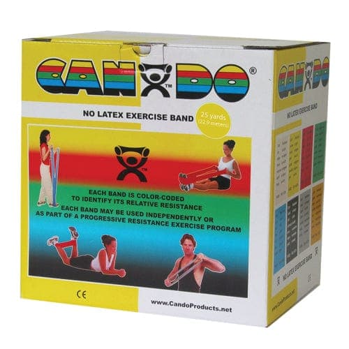 Complete Medical Exercise & Physical Therapy Fabrication Ent Cando Band  Non-Latex Yellow  X-Light  25 Yard