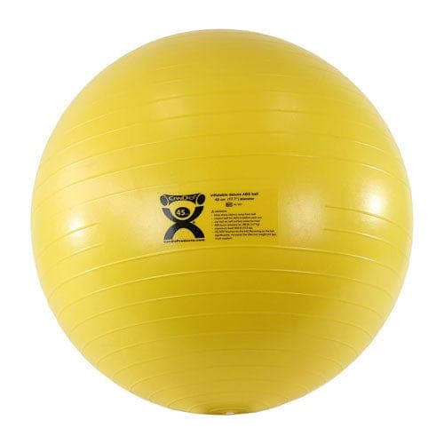 Complete Medical Exercise & Physical Therapy Fabrication Ent Cando Deluxe ABS Inflatable Ball  45cm (17.7 )  Yellow