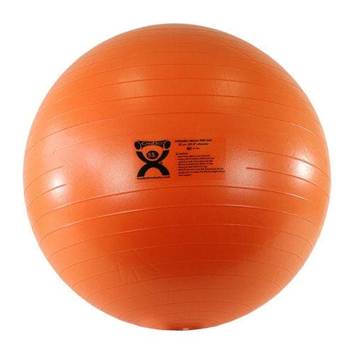 Complete Medical Exercise & Physical Therapy Fabrication Ent Cando Deluxe ABS Inflatable Ball  55cm (21.6 )  Orange