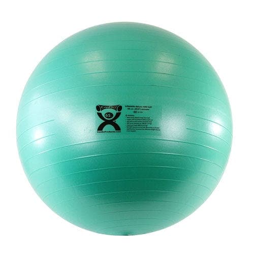 Complete Medical Exercise & Physical Therapy Fabrication Ent Cando Deluxe ABS Inflatable Ball  65cm (25.6 )  Green