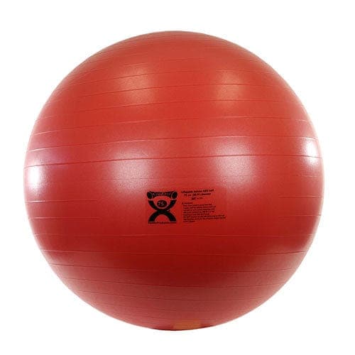 Complete Medical Exercise & Physical Therapy Fabrication Ent Cando Deluxe ABS Inflatable Ball  75cm (29.5 )  Red