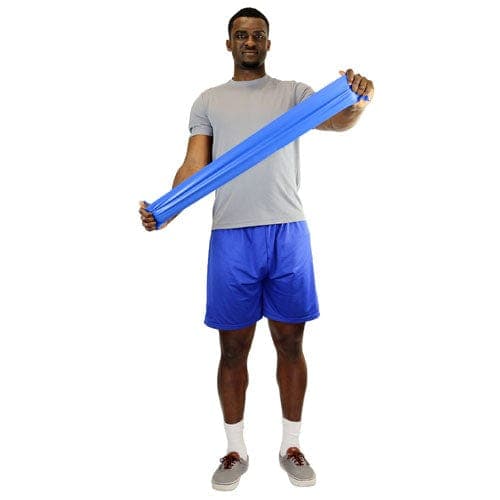 Complete Medical Exercise & Physical Therapy Fabrication Ent Cando Exercise Band Blue Heavy 50-Yard Dispenser Box