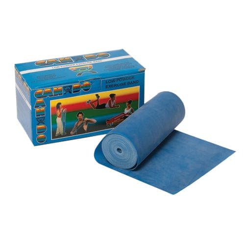 Complete Medical Exercise & Physical Therapy Fabrication Ent Cando Exercise Band Blue Heavy 6-Yard Roll