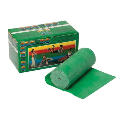 Complete Medical Exercise & Physical Therapy Fabrication Ent Cando Exercise Band Green Medium  6-Yard Roll