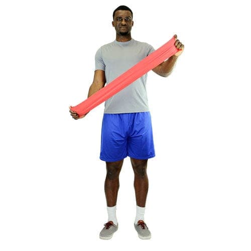 Complete Medical Exercise & Physical Therapy Fabrication Ent Cando Exercise Band Red Light 50-Yard Dispenser Box