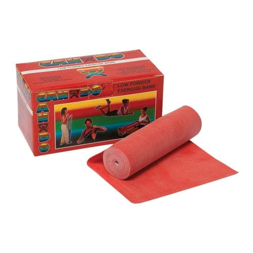 Complete Medical Exercise & Physical Therapy Fabrication Ent Cando Exercise Band Red Light  6-Yard Roll