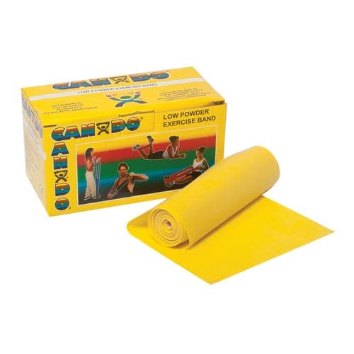 Complete Medical Exercise & Physical Therapy Fabrication Ent Cando Exercise Band Yellow X- Light 6-Yard Roll