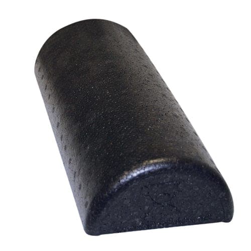 Complete Medical Exercise & Physical Therapy Fabrication Ent CanDo Foam Roller Black Compos Extra Firm Half-Round 6  x 12