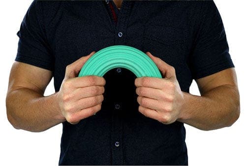 Complete Medical Exercise & Physical Therapy Fabrication Ent CanDo Twist-n-Bend Hand/Wrist Exerciser  Green