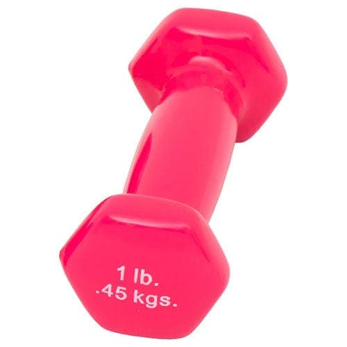 Complete Medical Exercise & Physical Therapy Fabrication Ent Dumbell Weight Color Vinyl Coated 1 Lb