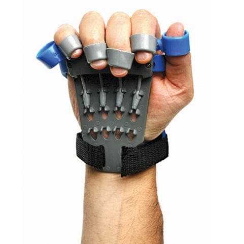 Complete Medical Exercise & Physical Therapy Fabrication Ent Finger Extension Exerciser Blue Xtensor