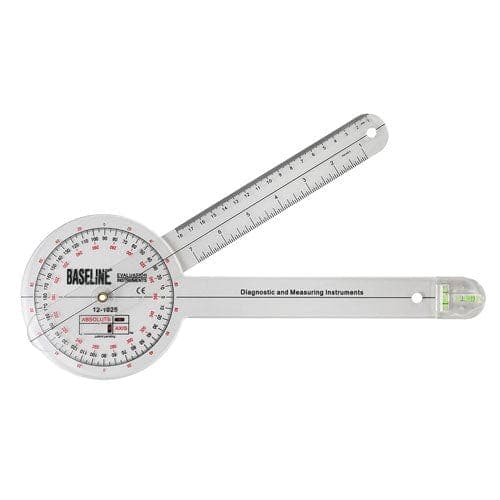 Complete Medical Physical Therapy Fabrication Ent Goniometer 12  Absolute+Axis