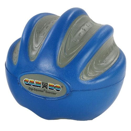 Complete Medical Exercise & Physical Therapy Fabrication Ent Hand Exerciser Medium Firm Blue CanDo Digi-Squeeze