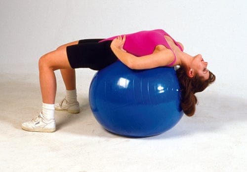 Complete Medical Exercise & Physical Therapy Fabrication Ent Inflatable PT Ball- 12  30 cm Blue