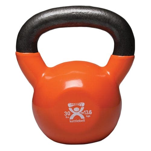 Complete Medical Exercise & Physical Therapy Fabrication Ent Kettlebell Vinyl Coated Weight Gold  30lb  11  Diameter